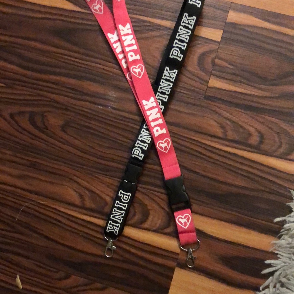 Two PINK lanyards!!! New!